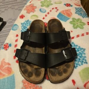 Black Birkenstock Arizona Sandals